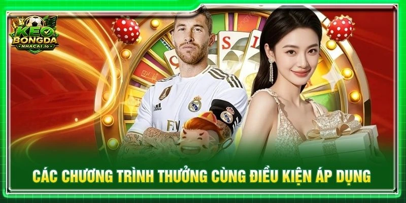 Các chương trình thưởng cùng điều kiện áp dụng