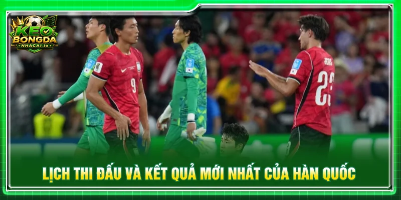 Cập nhật lịch thi đấu và những kết quả mới nhất của đội tuyển Hàn Quốc