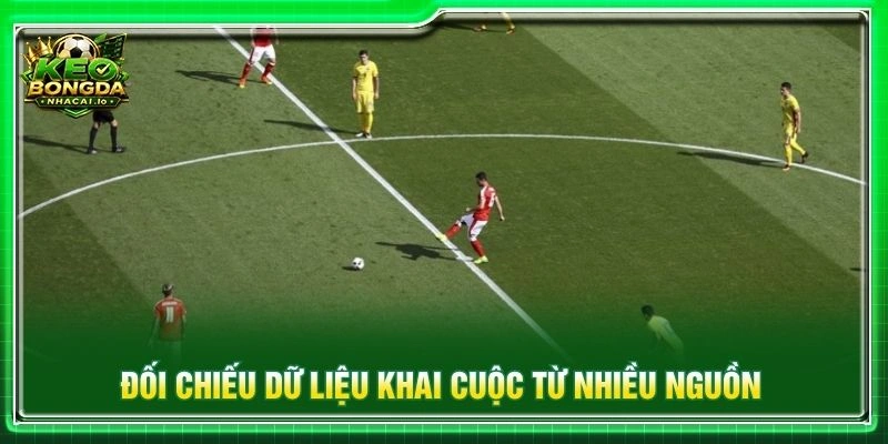 Đối chiếu dữ liệu khai cuộc từ nhiều nguồn
