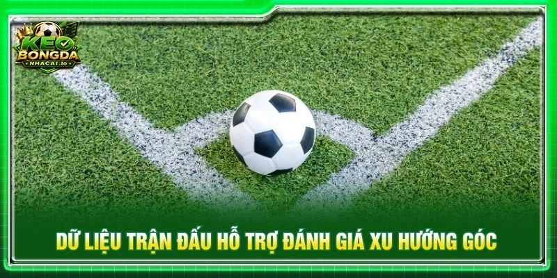 Dữ liệu trận đấu hỗ trợ đánh giá xu hướng góc