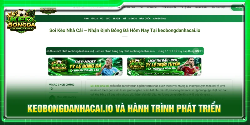 Giới thiệu về chúng tôi keobongdanhacai và lịch sử phát triển