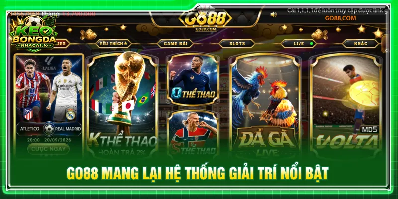 GO88 hoạt động hiệu quả trong lĩnh vực cược bóng đá
