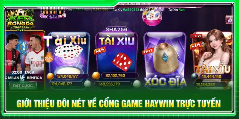 HAYWIN cung cấp nhiều chuyên mục giải trí đa dạng