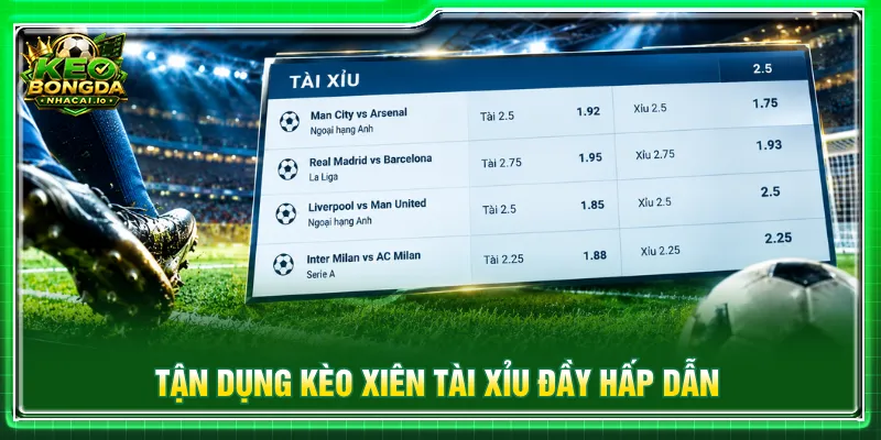 Hình thức Tài xỉu dựa trên tổng số bàn thắng hấp dẫn