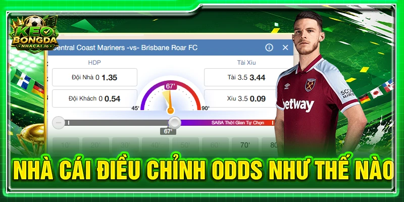 Nhà cái điều chỉnh odds như thế nào