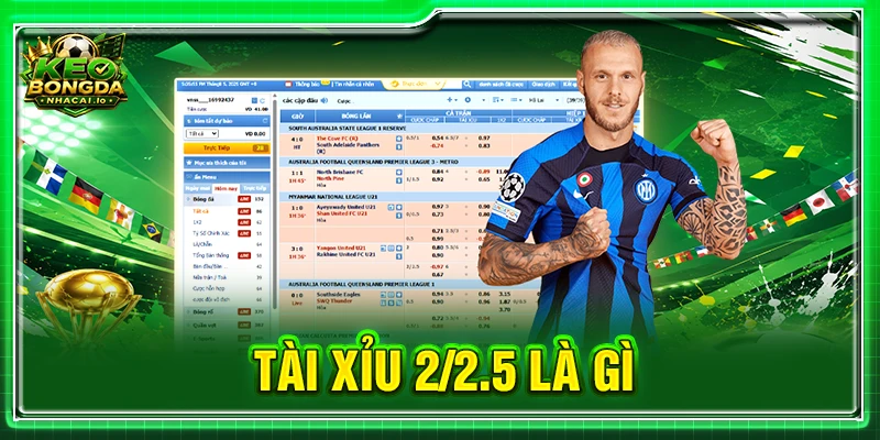 tài xỉu 2/2.5 là gì