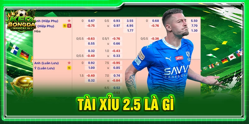 tài xỉu 2.5 là gì