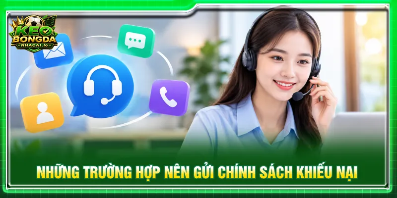 Thành viên gặp sự cố cá cược nên gửi chính sách khiếu nại